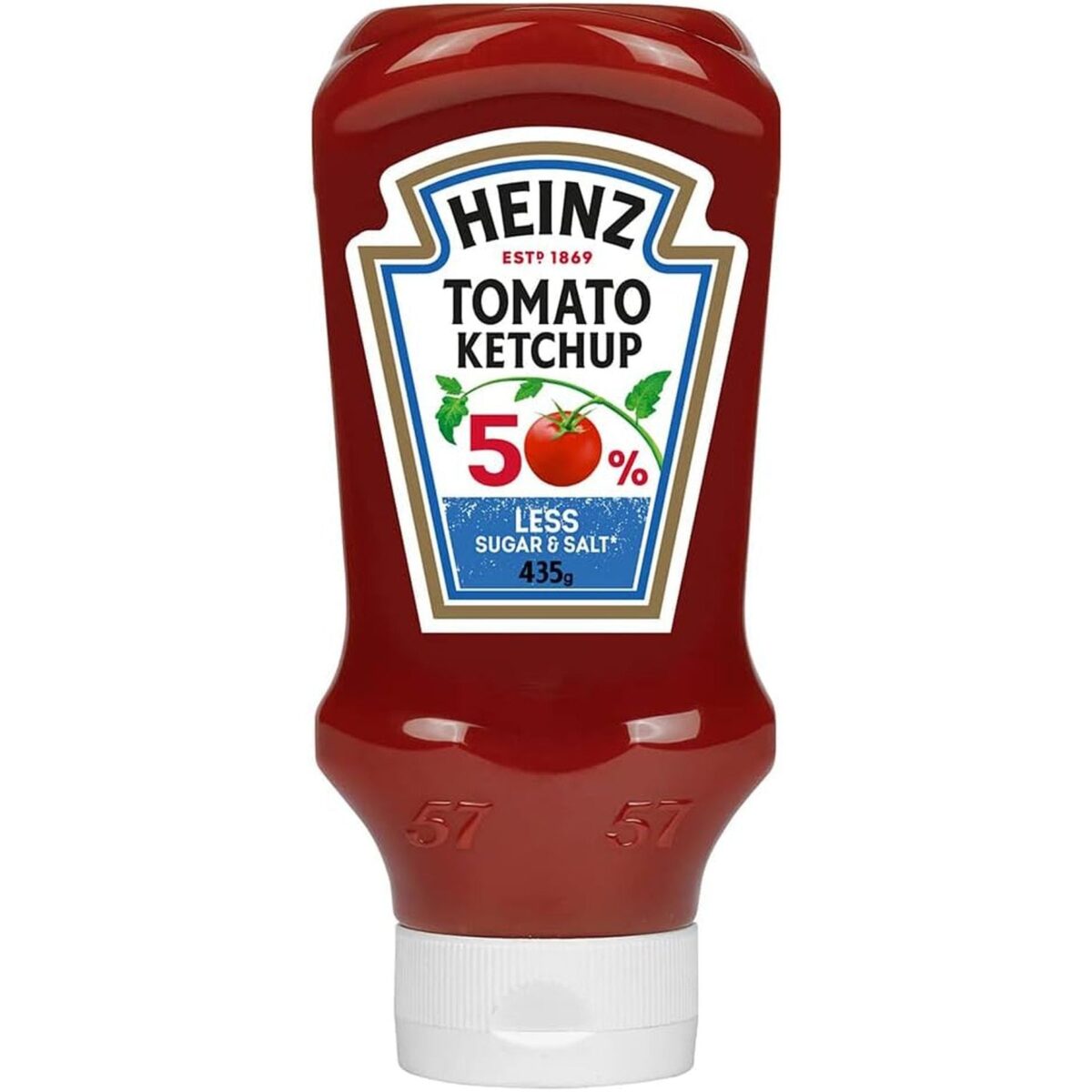 Heinz Tomato Ketchup 50% Less Sugar and Salt, 400Ml