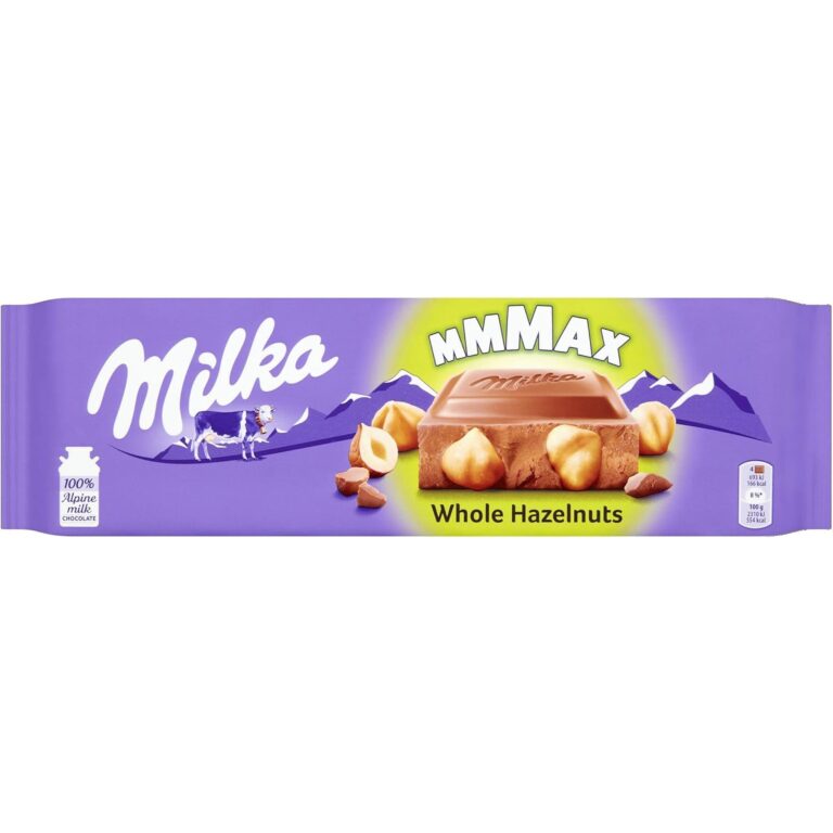Milka Max Hazelnut Chocolate Bar, 270G