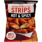 Iceland Hot and Spicy Chicken Breast Fillet Strips 500G (Frozen)
