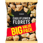 Iceland Cauliflower Florets, 1.2Kg (Frozen)