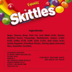 Skittles Giants Vegan Sweets, Fruit Flavoured Sharing Bag, Pouch 132G