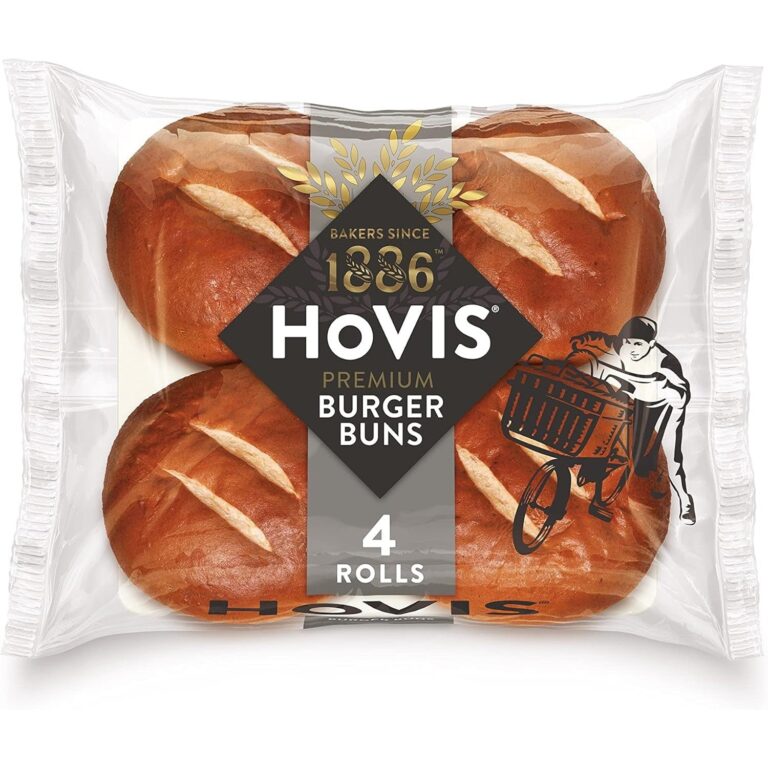 Hovis Premium Burger Buns, Pack of 4