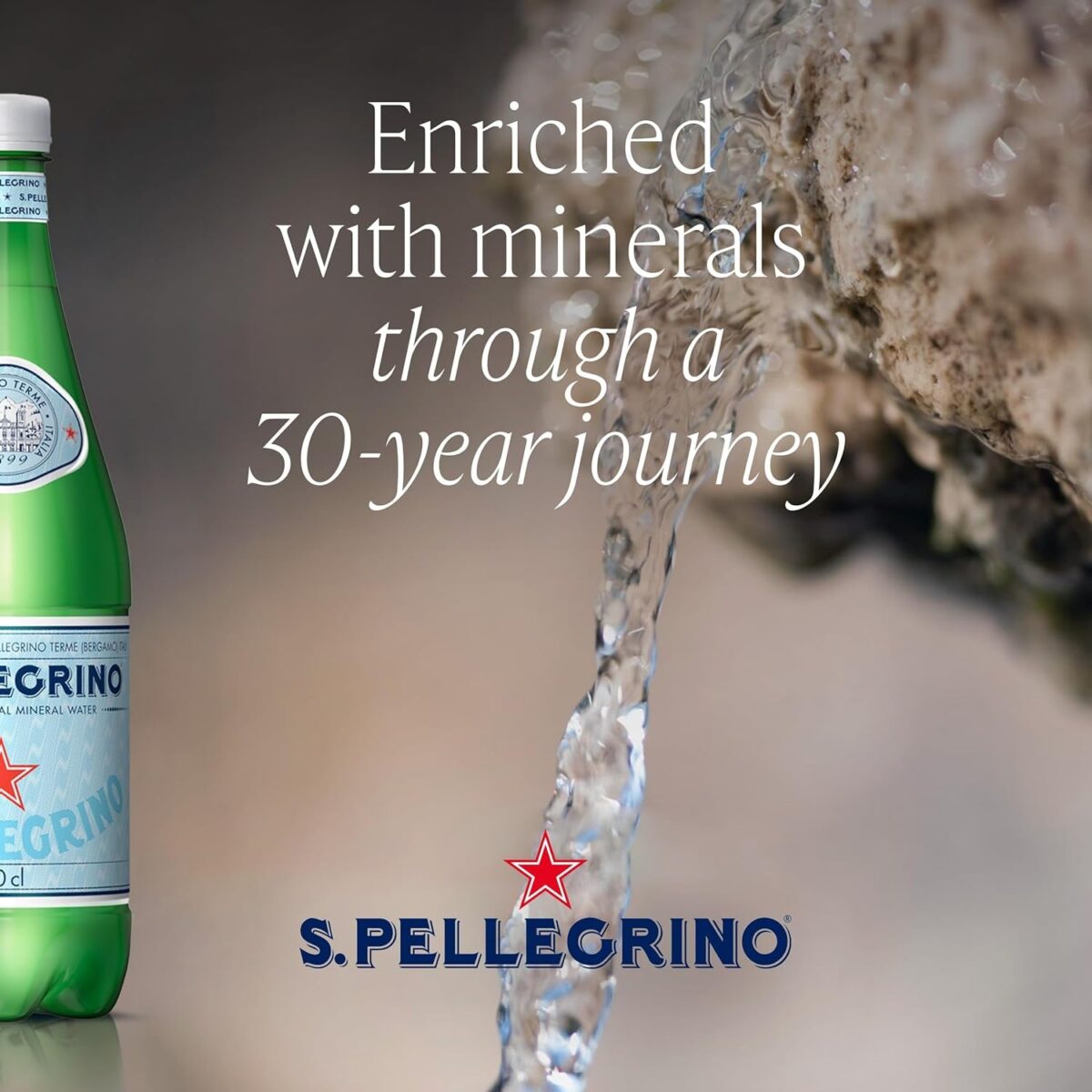 San Pellegrino Sparkling Natural Mineral Water, 6X500 Ml