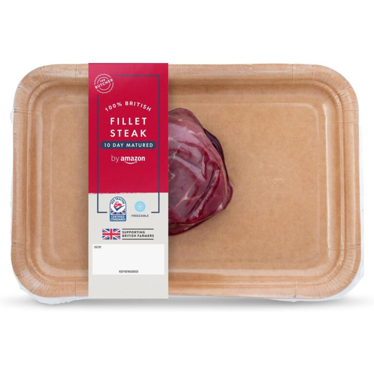 By Amazon British Fillet Steak (10 Day Matured), 170G , Pack of 1
