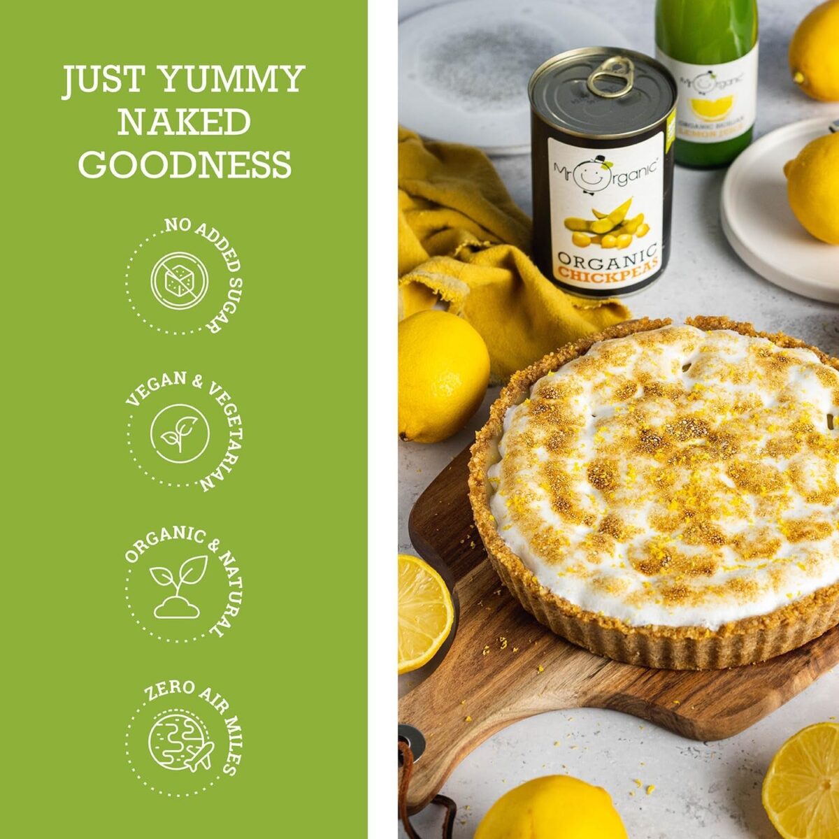 Mr Organic - Sicilian Lemon Juice - 100% Pure and Organic Juice, 250Ml Bottle - Perfect for Cooking, Baking, and Adding Zesty Flavour to Your Recipes