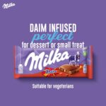 Milka with Daim Chocolate Bar, Alpine Milk Chocolate with Crunchy Daim Pieces, 100G
