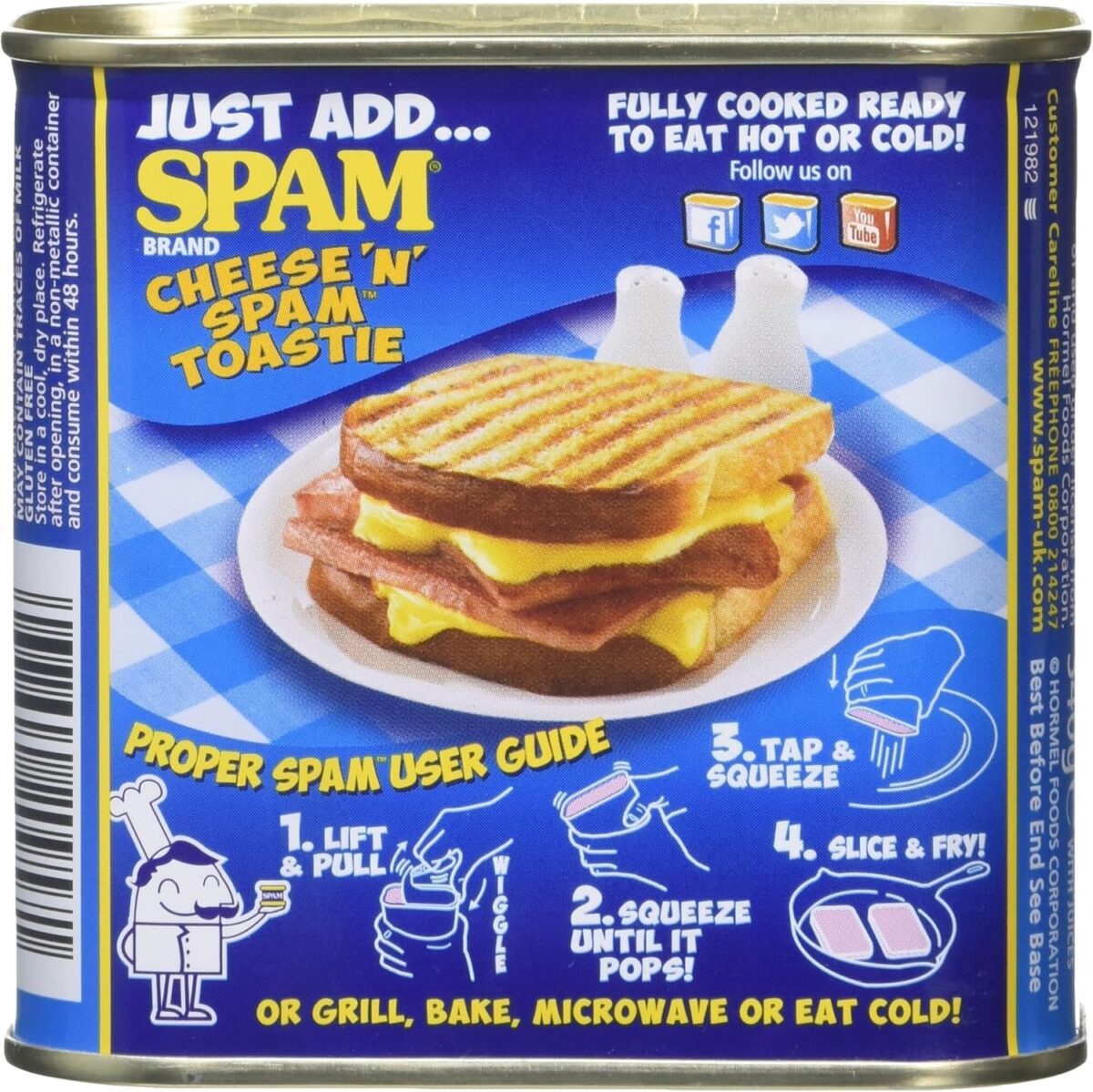 Spam Chopped Pork and Ham, 340G