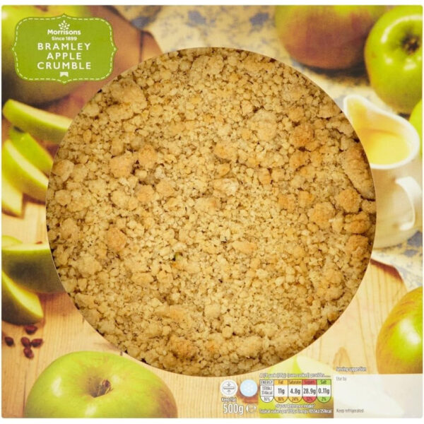 Morrisons Family Apple Crumble 500G