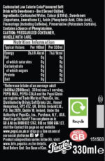 Pepsi Max Cans, 8 X 330Ml