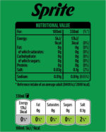 Sprite Zero Sugar 8 X 330Ml