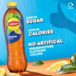 Lipton​ Lemon​ Bottled Ice Tea 1.25 L, Low Calorie​ Soft Drink​, ​100% Black Tea Extract