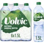 Volvic Still Natural Mineral Water 6 X 1.5L