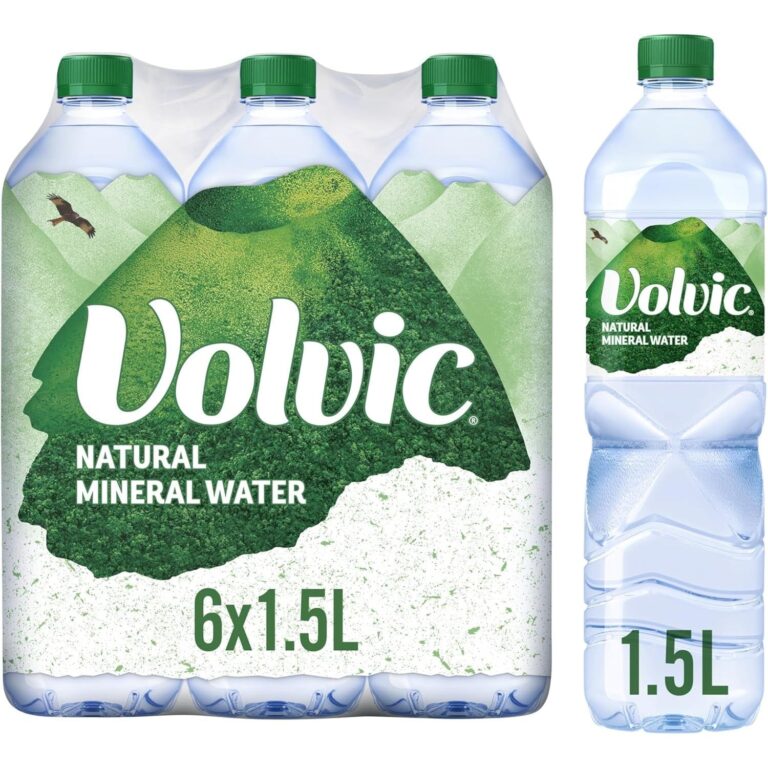 Volvic Still Natural Mineral Water 6 X 1.5L