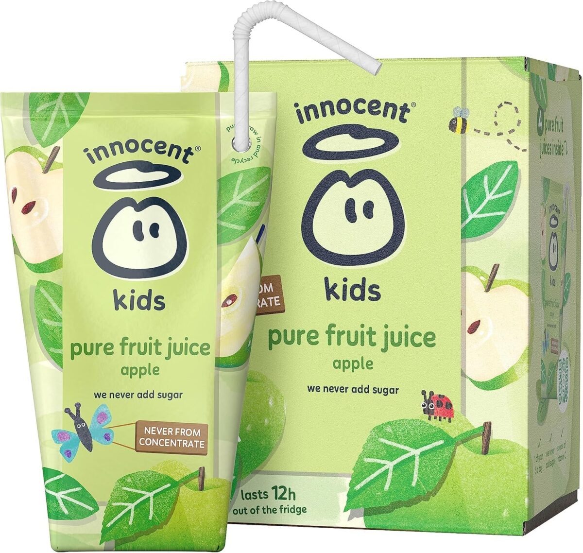 Innocent Kids Pure Apple Juice 4X150Ml