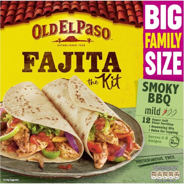 Old El Paso Smoky BBQ Fajita Kit