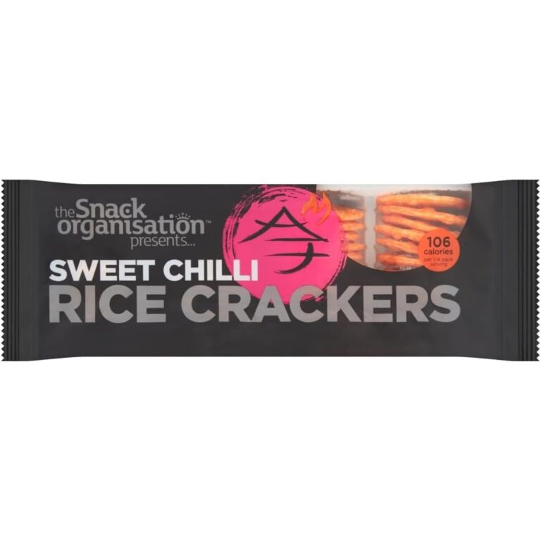 The Snack Organisation Sweet Chilli Rice Crackers, 100 G