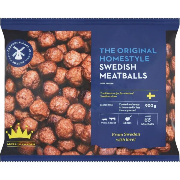 Öresundschark AB Swedish Meatballs, 900G (Frozen)