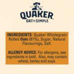 Quaker Oat so Simple Big Bowl Golden Syrup, 6 X 49.6 G