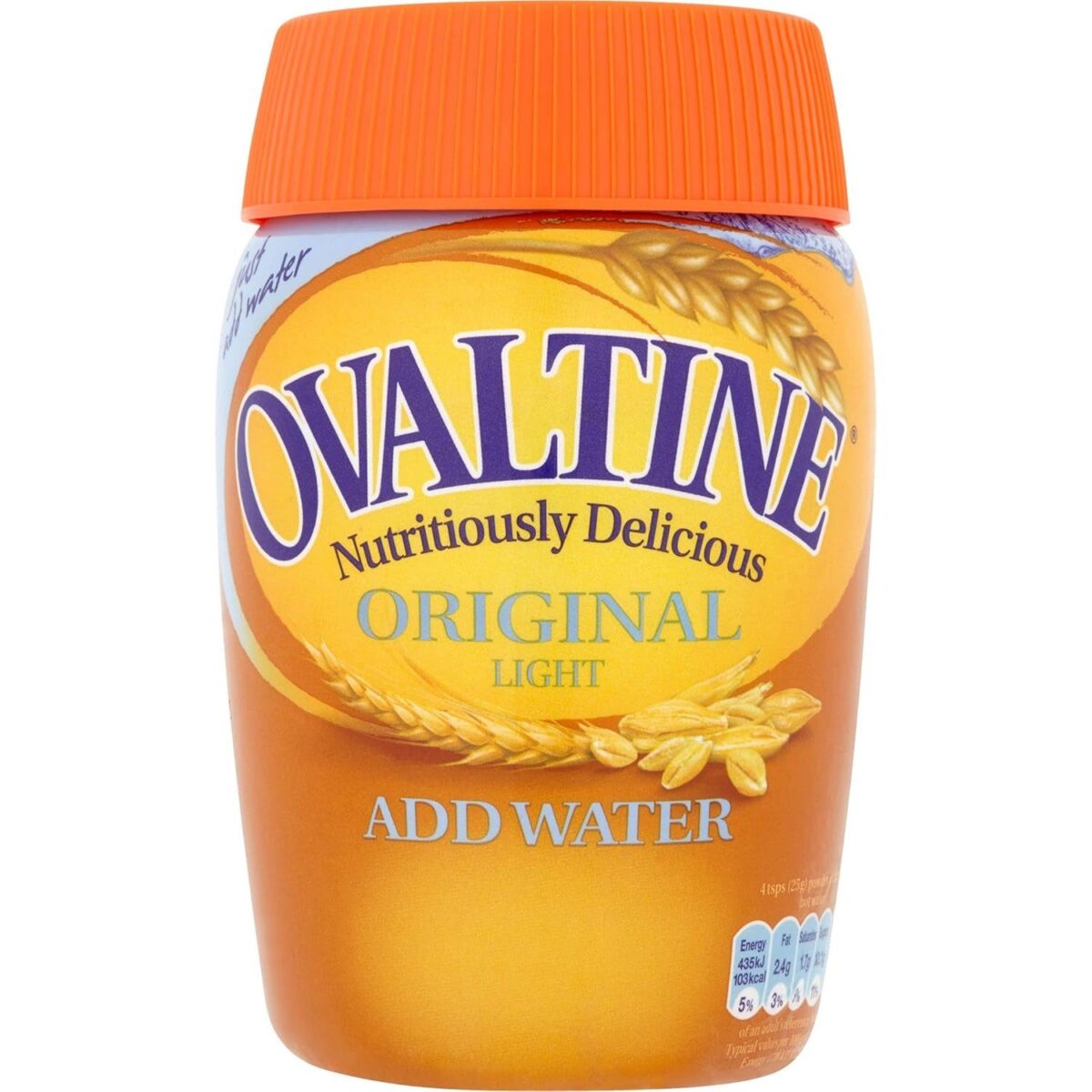 Ovaltine Original Light, Malt and Barley Instant Drink, 300G