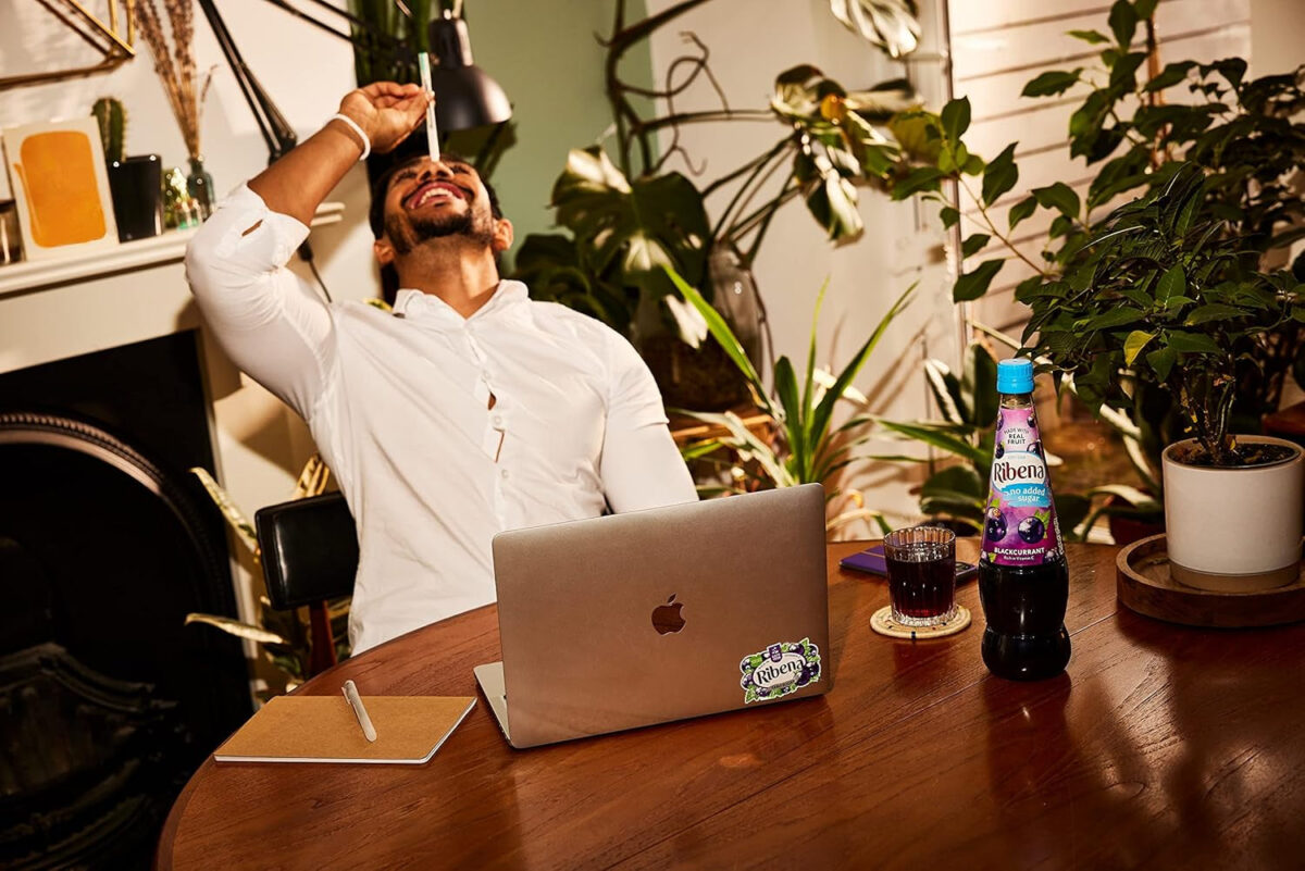 Ribena Blackcurrant Squash No Added Sugar 1.5L – Real British Blackcurrants | Rich in Vitamin C | No Artificial Colours or Flavours | 100% Recycled Plastic Bottle