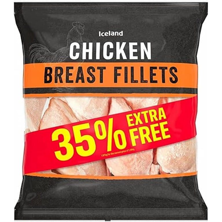 Iceland Chicken Breast Fillets, 1.87Kg (Frozen)