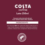 Costa Coffee Latte 4 X 250 Ml