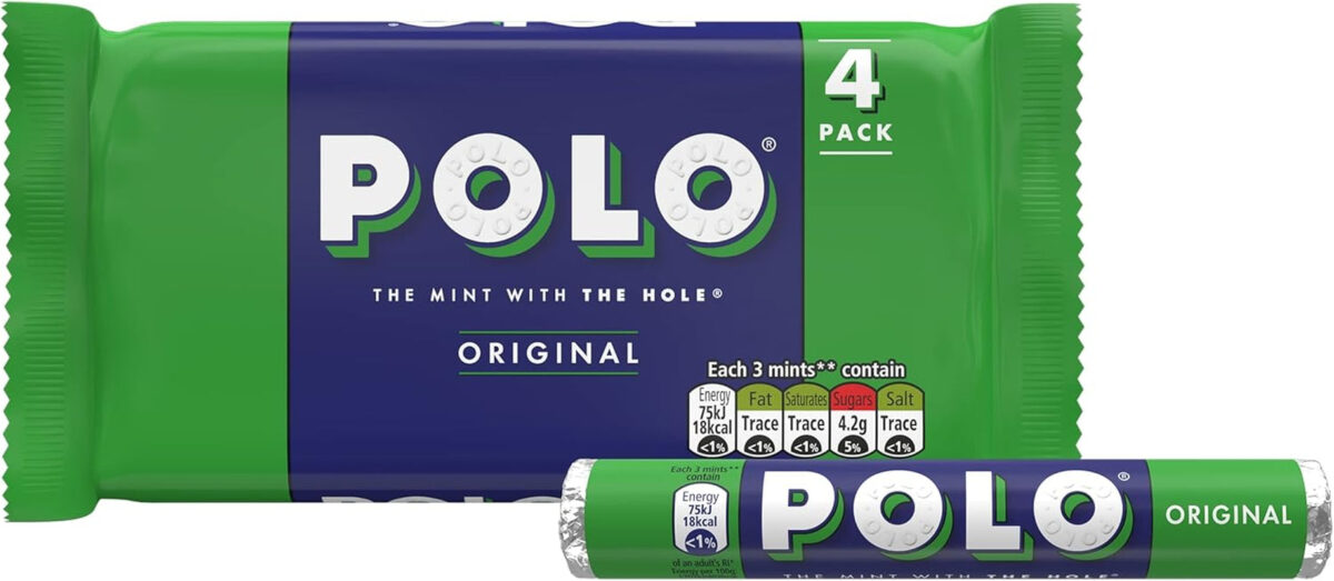 Polo Original Mint Tube Multipack, 4 X 34G