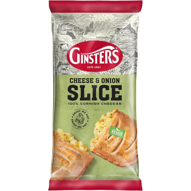 Ginsters Westcountry Cheddar & Onion Slice, 170G