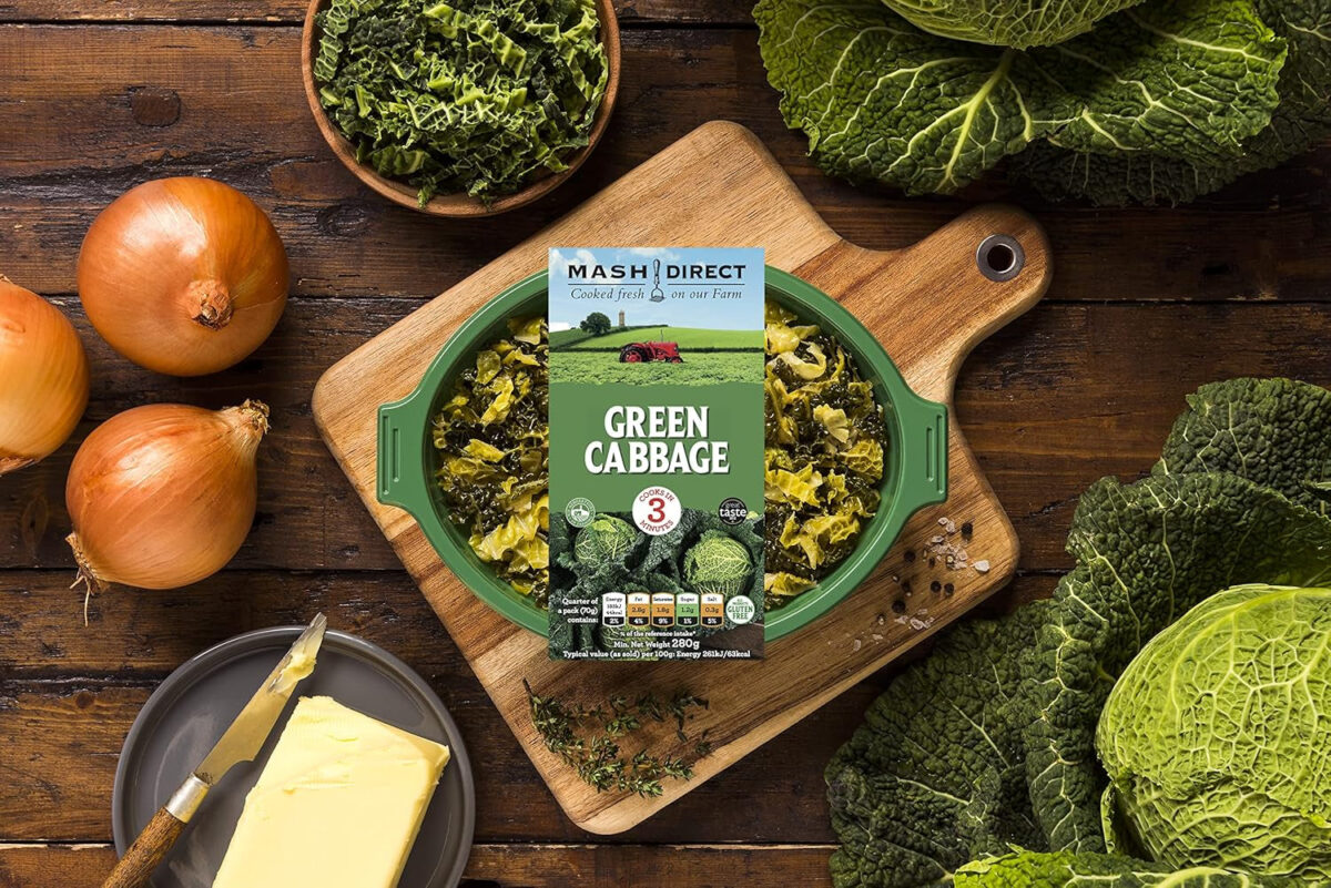 Mash Direct Green Cabbage, 280G