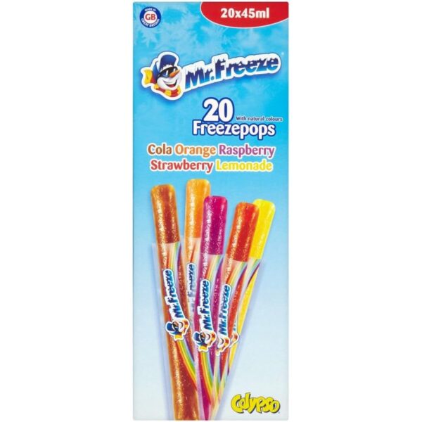 Mr Freeze 20Pk Assorted Freeze Pops