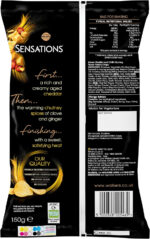 Walkers Sensations Mature Cheddar Cheese & Chilli Crisps 150G