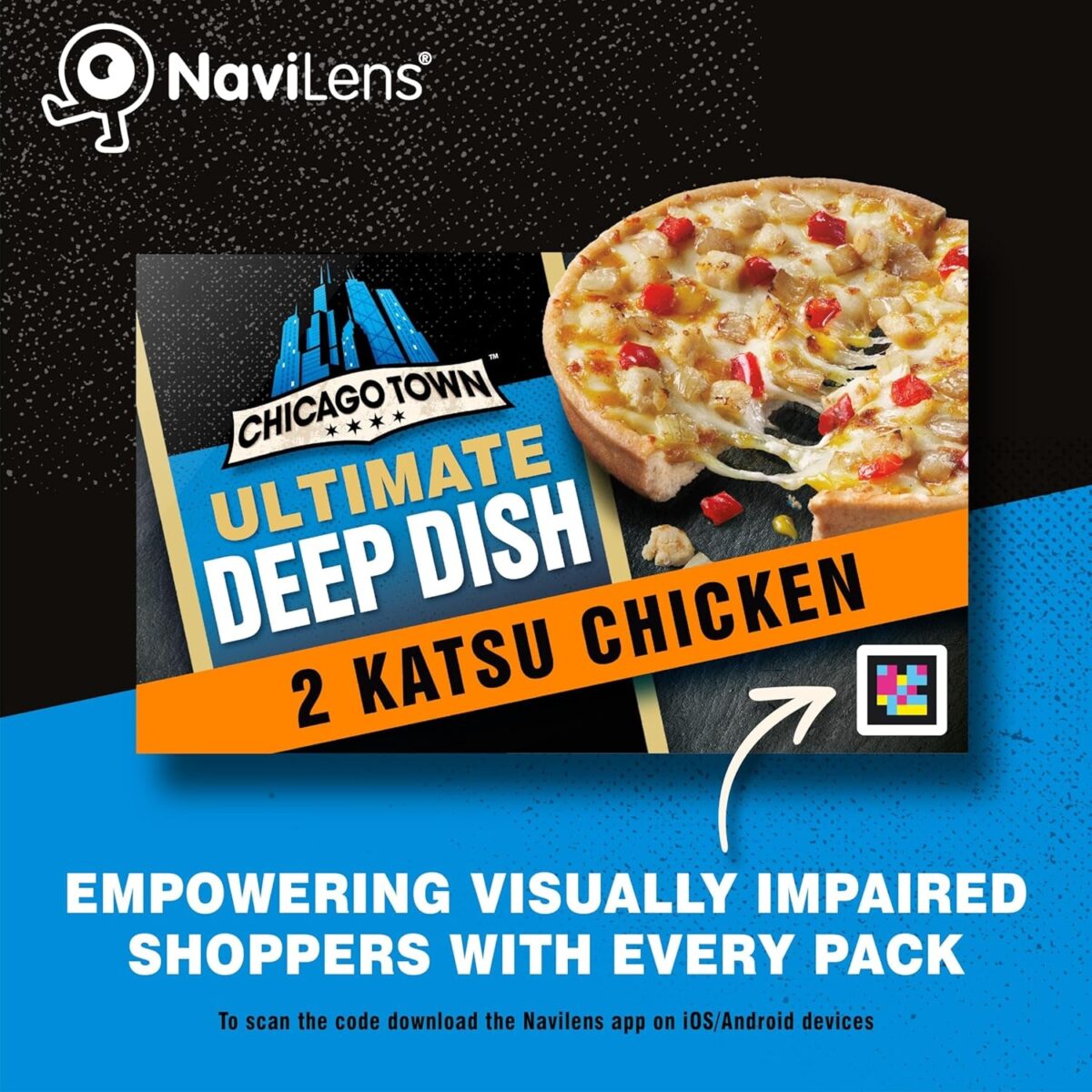 Chicago Town 2 Deep Dish Ultimate Katsu Curry Mini Pizzas 2 X 159G
