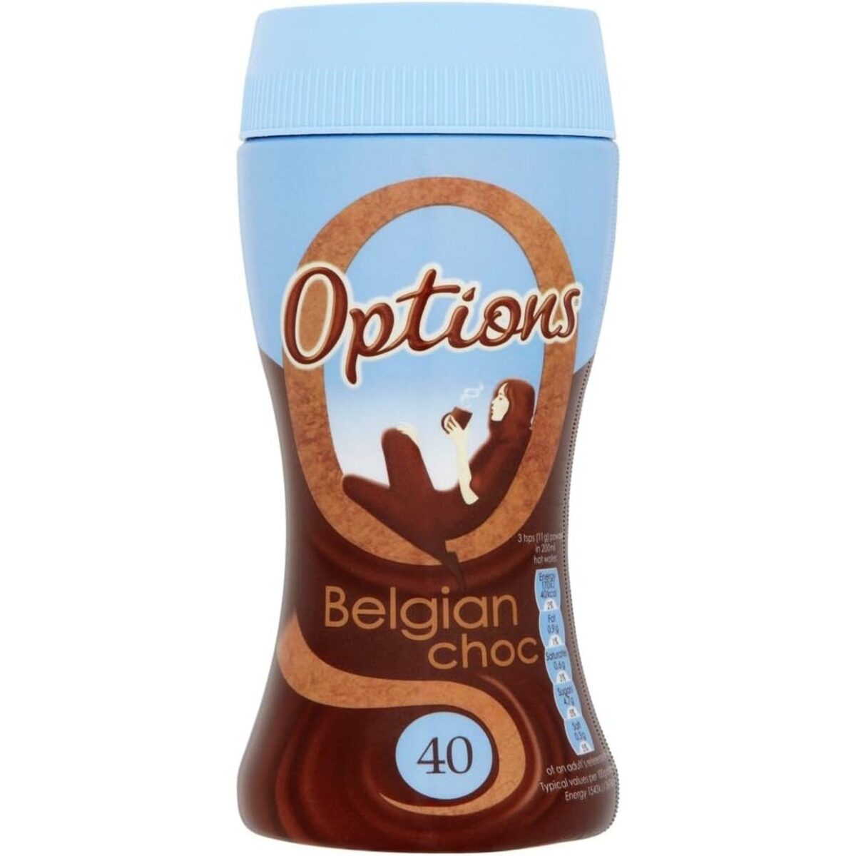 Options Belgian Chocolate Drink 220G