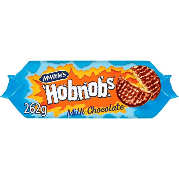 Mcvitie'S Hobnobs Milk Chocolate Biscuits, 262 G (Pack of 1)