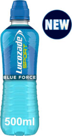 Lucozade Sport Body Fuel - Blue Force 4X500Ml | Isotonic Sports Drink, with Electrolytes and Vitamin B3 | Still | Bursting with Flavour