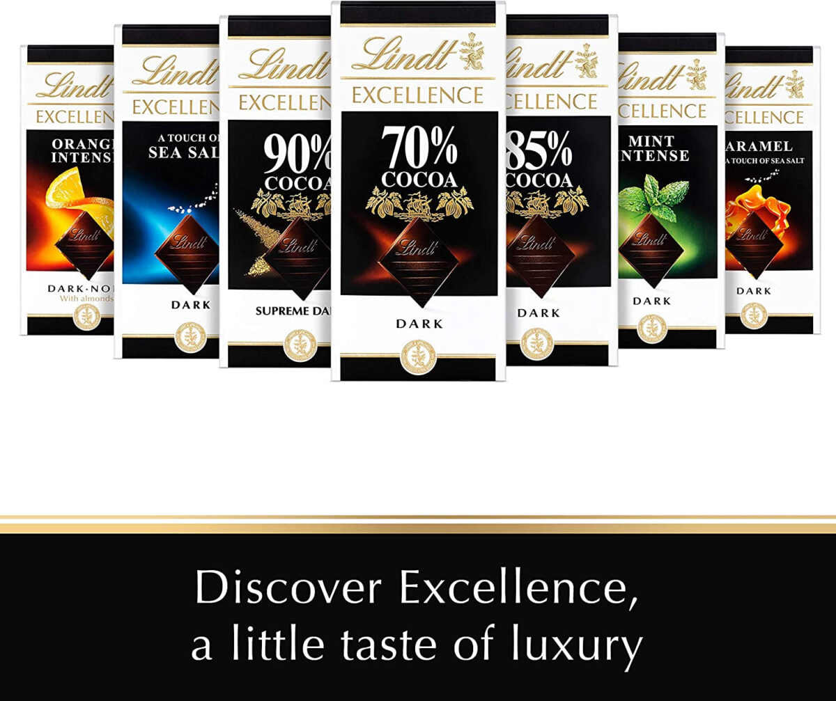 Lindt Excellence Caramel with a Touch of Sea Salt Dark, 100G