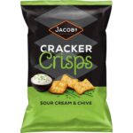 Jacob'S Cracker Crisps Sour Cream Chive Sharing Bag Snacks 150 G
