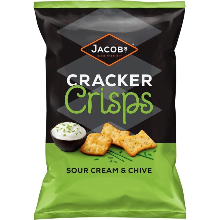 Jacob'S Cracker Crisps Sour Cream Chive Sharing Bag Snacks 150 G