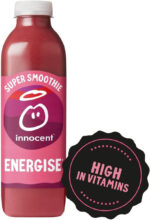 Innocent Energise Strawberry & Cherry Super Smoothie with Vitamins 750Ml