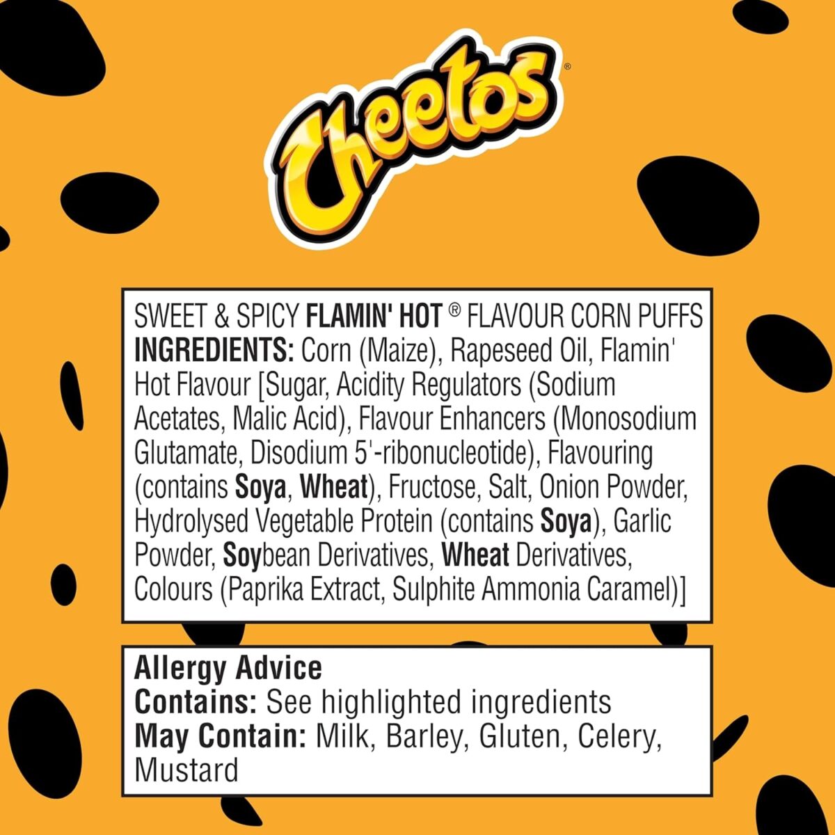 Cheetos Twisted Sweet & Spicy Sharing Bag Crisps 110G