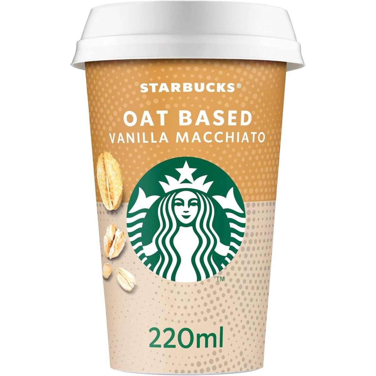 Starbucks Oat Based Vanilla Macchiato Iced Coffee, Plant-Based 220 Ml
