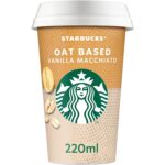 Starbucks Oat Based Vanilla Macchiato Iced Coffee, Plant-Based 220 Ml