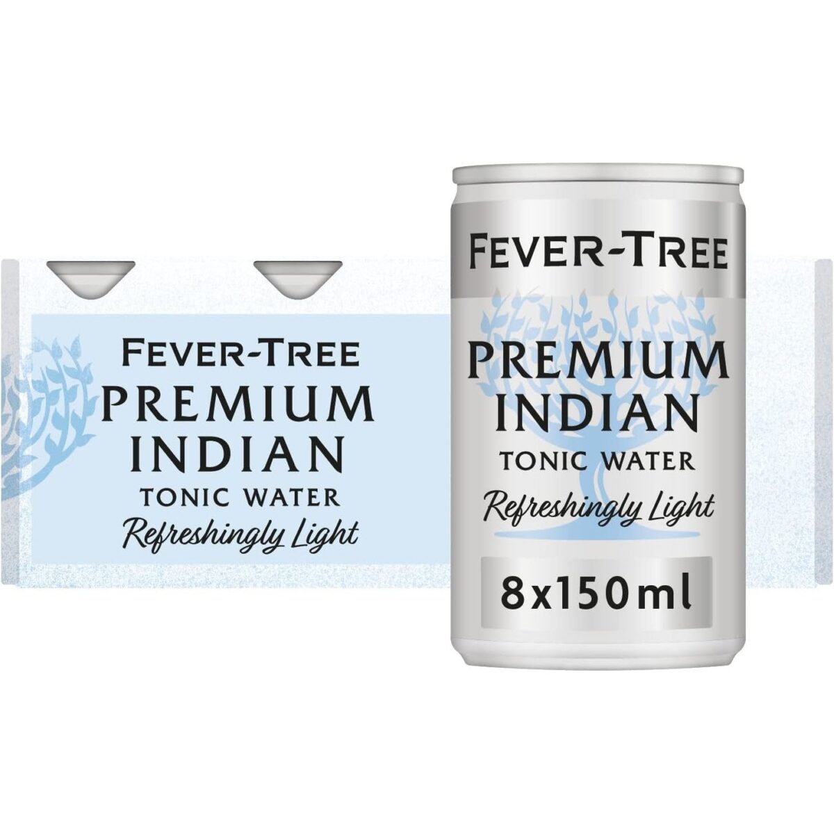 Fever-Tree Light Tonic Water 8X150Ml, Refreshingly Light Tonic with 46% Fewer Calories