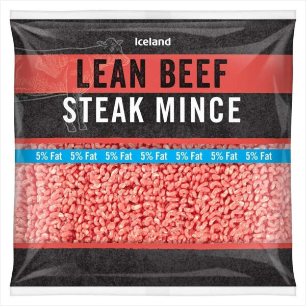 Iceland Lean Beef Steak Mince 400G (Frozen)