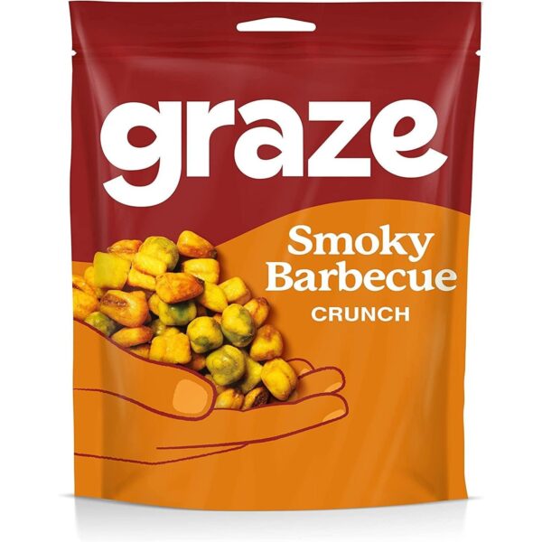 Graze Healthy Snacks - Smoky BBQ Crunch Mixed Sharing Snacks, 100G