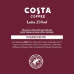 Costa Coffee Latte 4 X 250 Ml