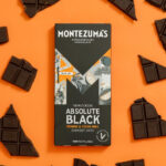 Montezuma'S Absolute Black, 100% Cocoa, Dark Chocolate Orange & Cocoa Nibs, Gluten Free & Naturally Vegan, 90G Bar