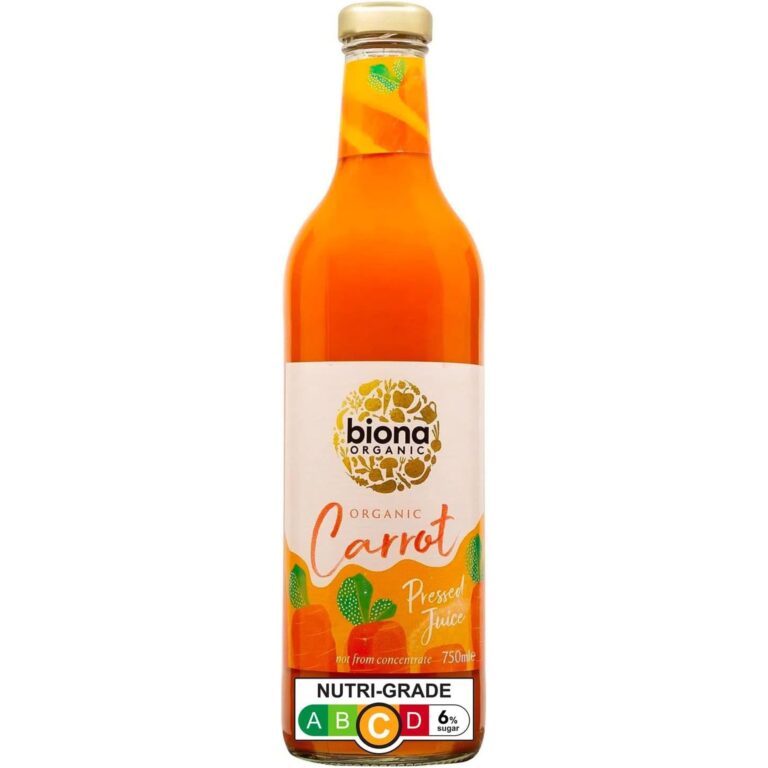 Biona Organic Carrot Juice Pressed, 750Ml