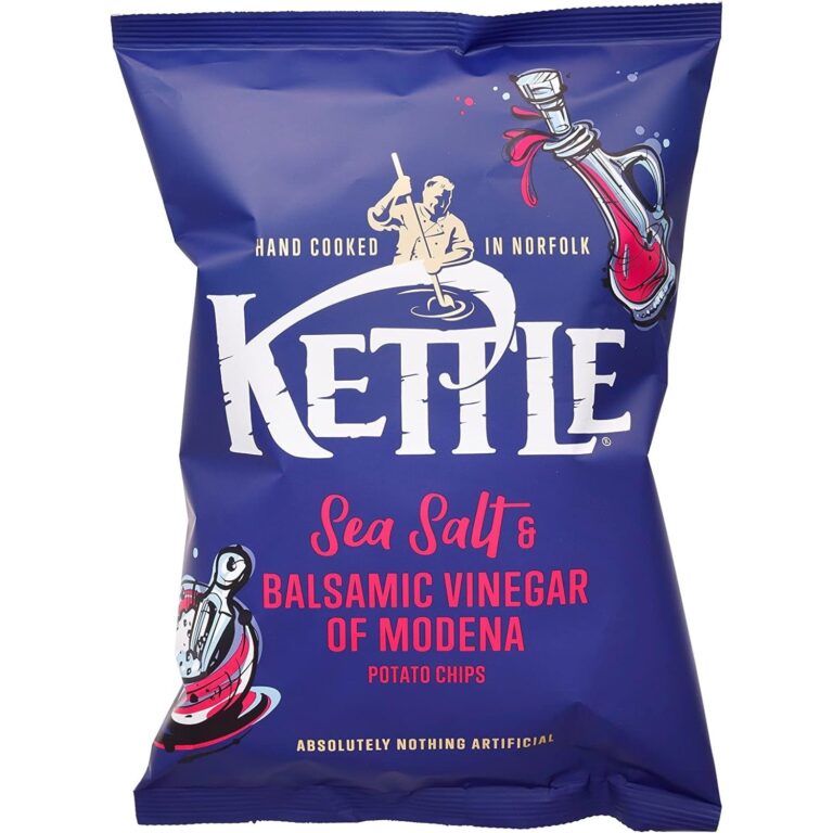 Kettle Sea Salt and Balsamic Vinegar of Modena Chips, 130 G