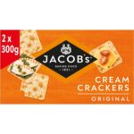 Jacob'S Original Cream Crackers - Twin Pack - 2 X 300 G